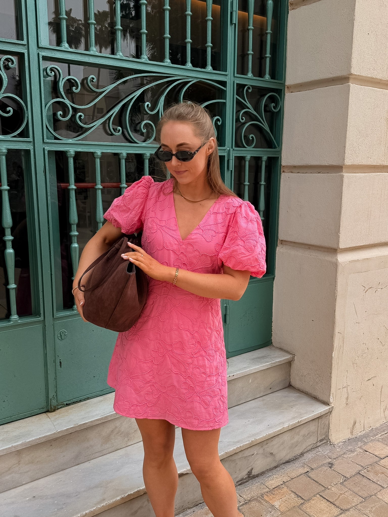 VMANN Short Dress - Pink Cosmos